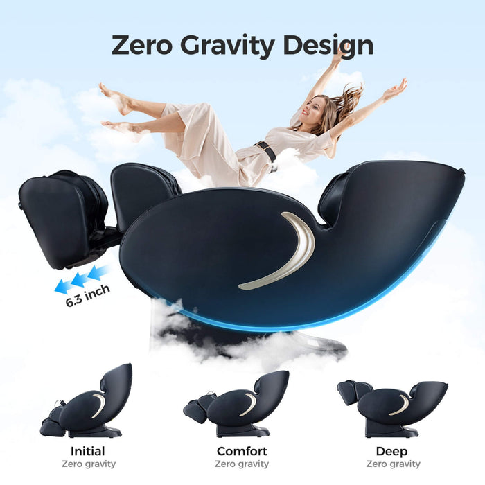 Bosscare Full Body 3D Zero Gravity Shiatsu Recliner Massage Chair With App