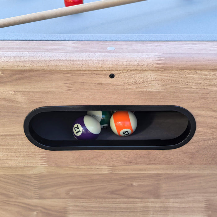 Premium Billiards Pool Wood Table for Home Game Rooms, 7FT (SAK14517)